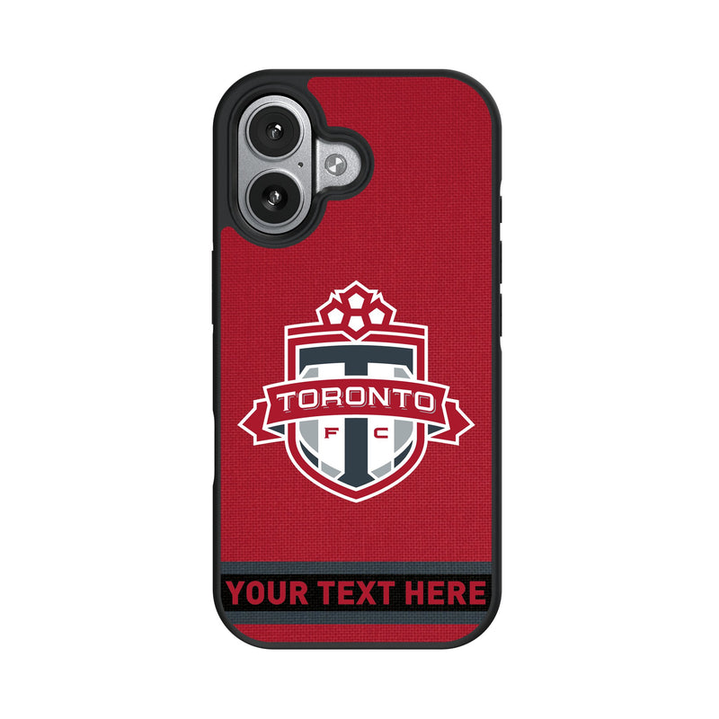 Toronto FC Personalized Stripe iPhone Bump Phone Case for Apple iPhone