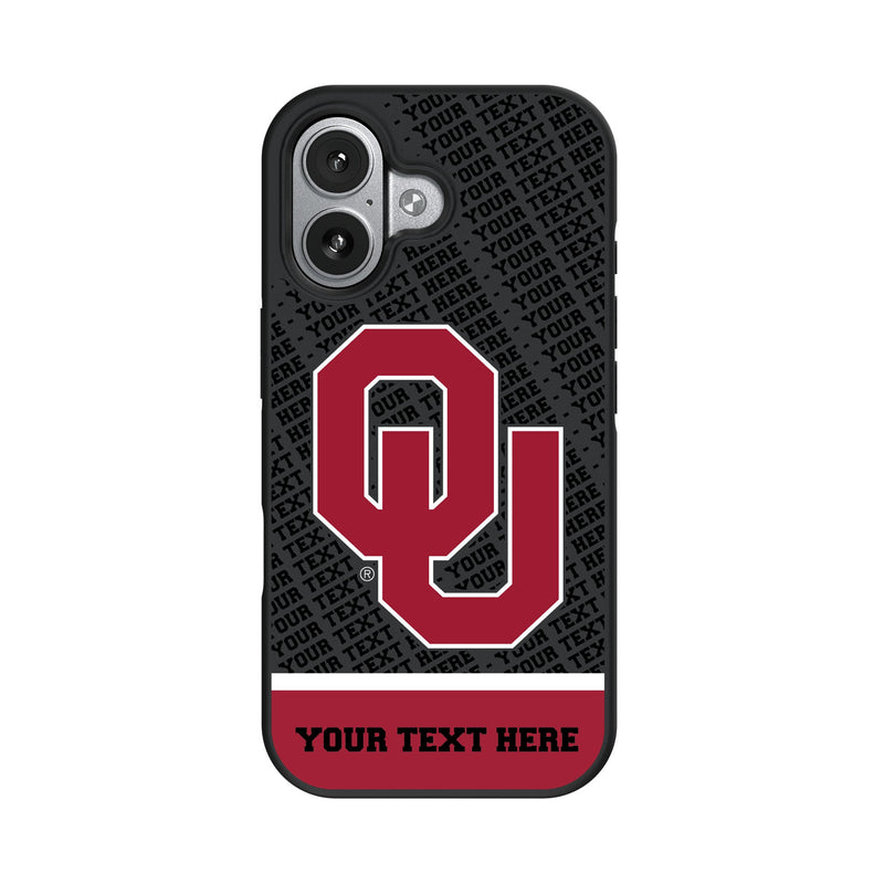 University of Oklahoma Sooners Personalized EndZone Plus iPhone Bump Phone Case for Apple iPhone
