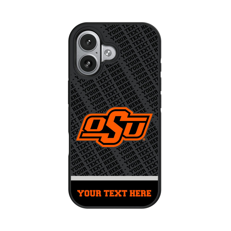 Oklahoma State University Cowboys Personalized EndZone Plus iPhone Bump Phone Case for Apple iPhone