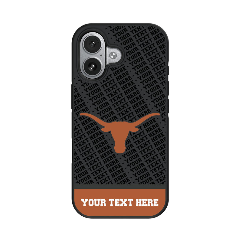 University of Texas Longhorns Personalized EndZone Plus iPhone Bump Phone Case for Apple iPhone