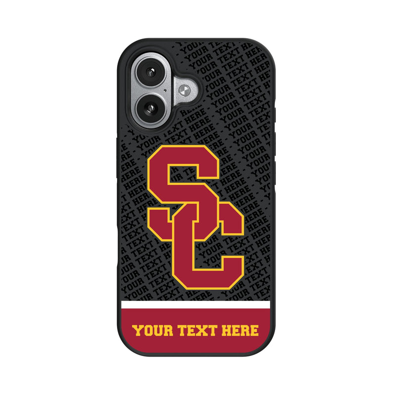 University of Southern California Trojans Personalized EndZone Plus iPhone Bump Phone Case for Apple iPhone