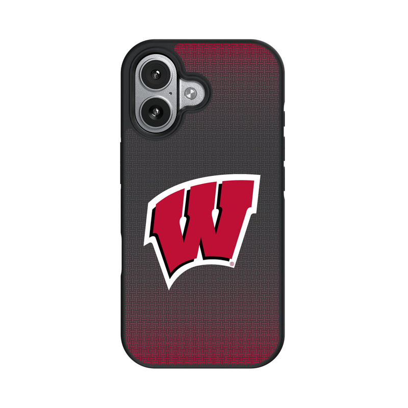 University of Wisconsin Badgers Linen iPhone Bump Phone Case for Apple iPhone