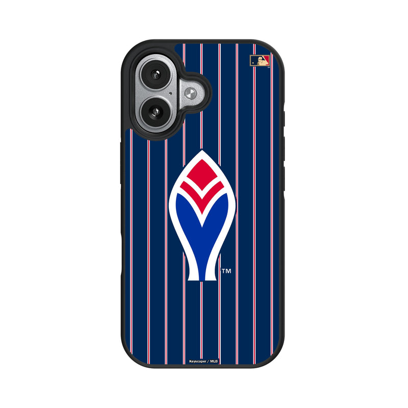 Atlanta Braves 1972-1975 - Cooperstown Collection Pinstripe iPhone Bump Phone Case for Apple iPhone