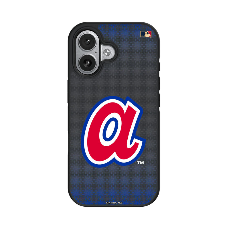 Atlanta Braves 1972-1980 - Cooperstown Collection Linen iPhone Bump Phone Case for Apple iPhone