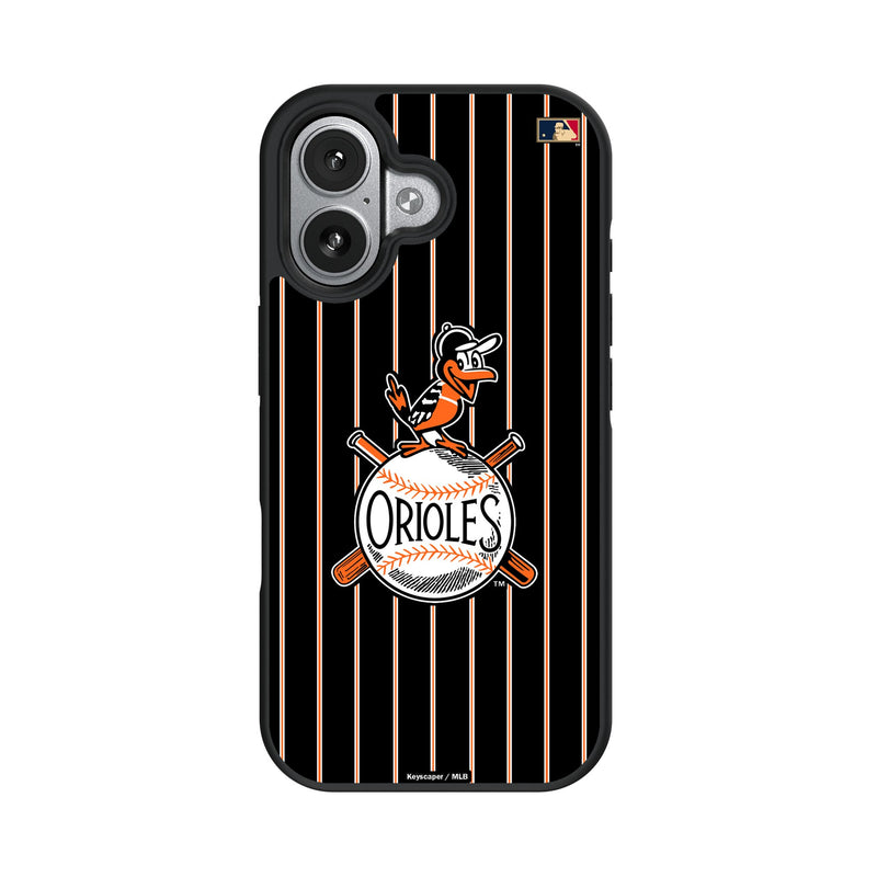 Baltimore Orioles 1954-1963 - Cooperstown Collection Pinstripe iPhone Bump Phone Case for Apple iPhone