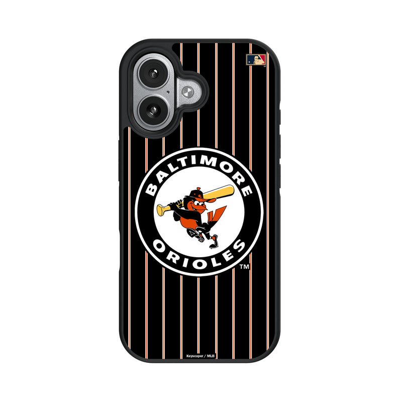 Baltimore Orioles 1966-1969 - Cooperstown Collection Pinstripe iPhone Bump Phone Case for Apple iPhone