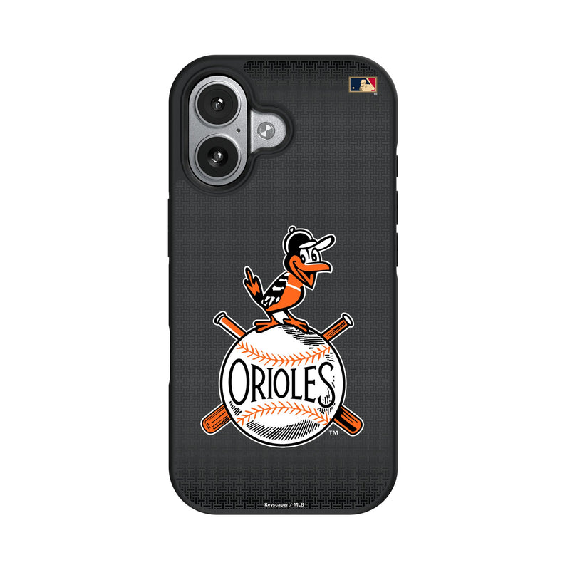 Baltimore Orioles 1954-1963 - Cooperstown Collection Linen iPhone Bump Phone Case for Apple iPhone