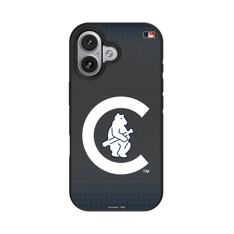 Chicago Cubs 1911-1912 - Cooperstown Collection Linen iPhone Bump Phone Case for Apple iPhone