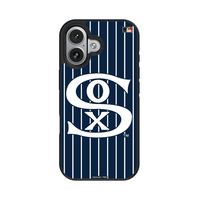 Chicago White Sox Road 1919-1921 - Cooperstown Collection Pinstripe iPhone Bump Phone Case for Apple iPhone