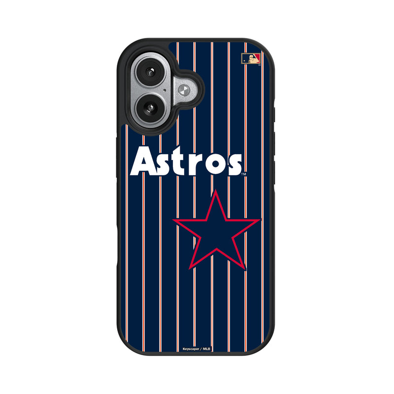 Houston Astros 1975-1981 - Cooperstown Collection Pinstripe iPhone Bump Phone Case for Apple iPhone