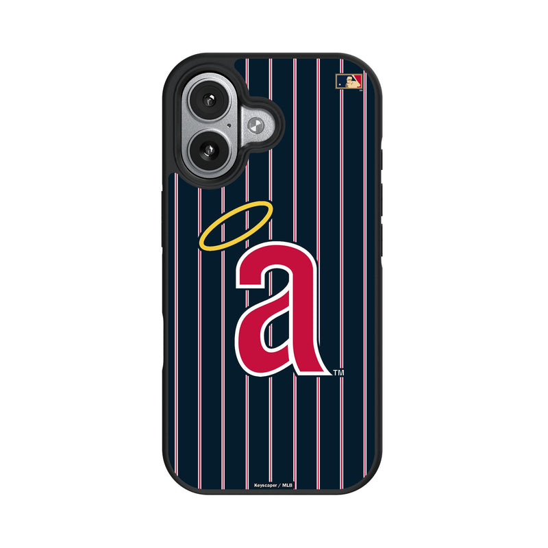 LA Angels 1971 - Cooperstown Collection Pinstripe iPhone Bump Phone Case for Apple iPhone