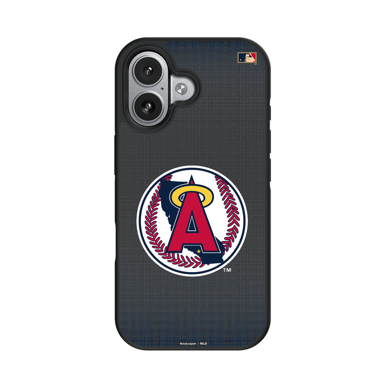 LA Angels 1986-1992 - Cooperstown Collection Linen iPhone Bump Phone Case for Apple iPhone