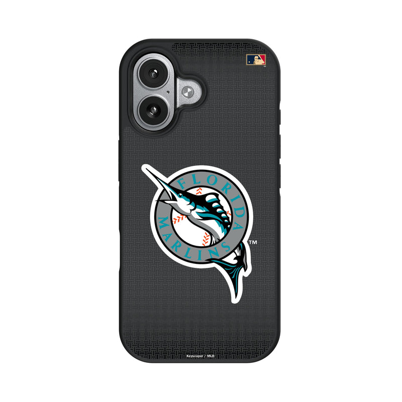 Miami Marlins 1993-2011 - Cooperstown Collection Linen iPhone Bump Phone Case for Apple iPhone