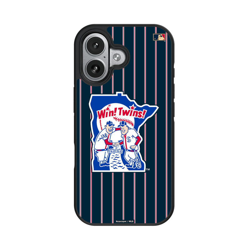 Minnesota Twins 1976-1986 - Cooperstown Collection Pinstripe iPhone Bump Phone Case for Apple iPhone