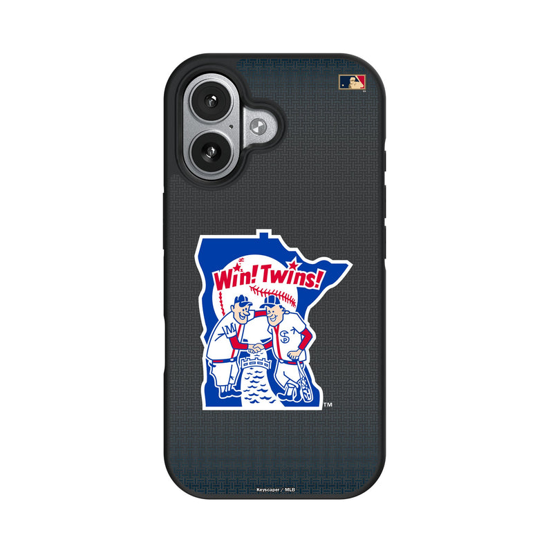 Minnesota Twins 1976-1986 - Cooperstown Collection Linen iPhone Bump Phone Case for Apple iPhone