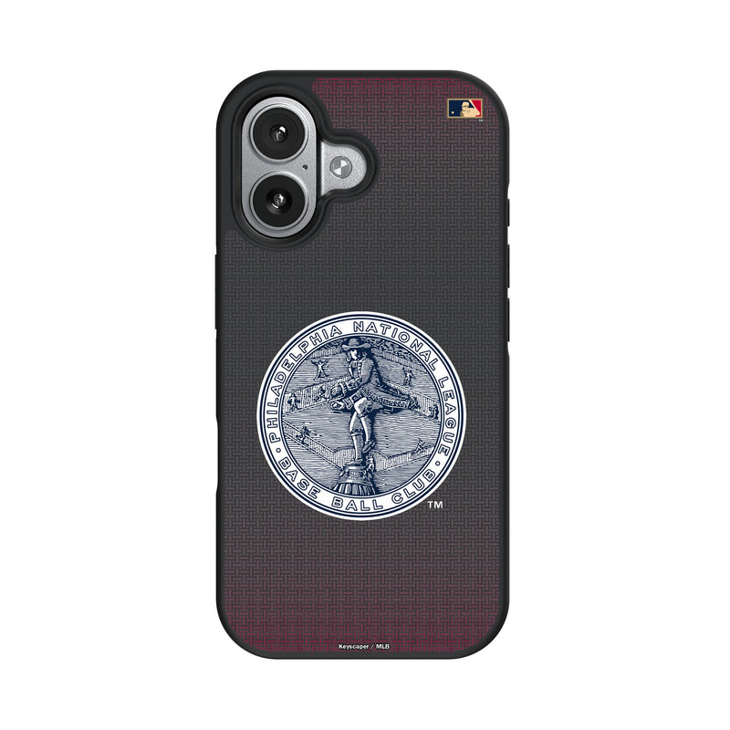 Philadelphia Phillies 1915-1943 - Cooperstown Collection Linen iPhone Bump Phone Case for Apple iPhone