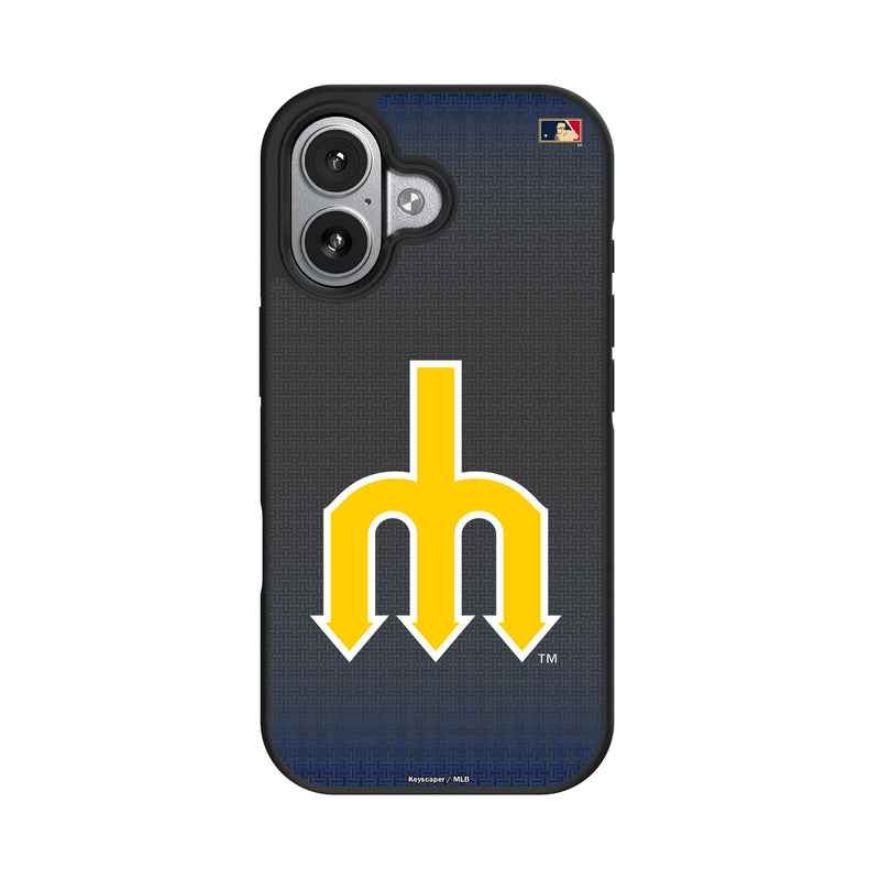 Seattle Mariners 1977-1980 - Cooperstown Collection Linen iPhone Bump Phone Case for Apple iPhone