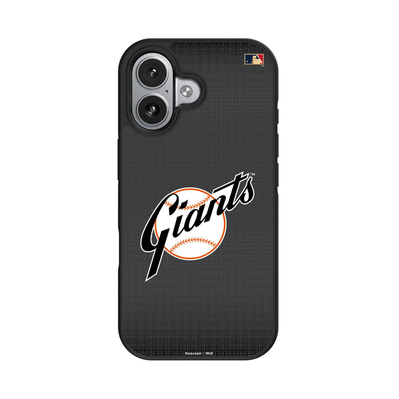 San Francisco Giants 1958-1967 - Cooperstown Collection Linen iPhone Bump Phone Case for Apple iPhone