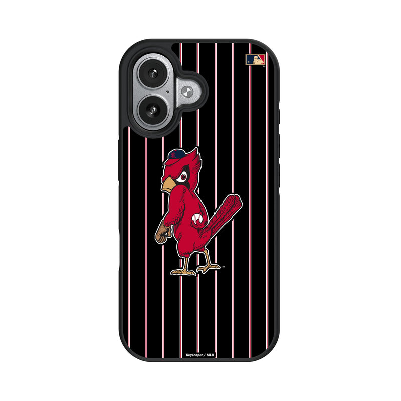 St Louis Cardinals 1950s - Cooperstown Collection Pinstripe iPhone Bump Phone Case for Apple iPhone