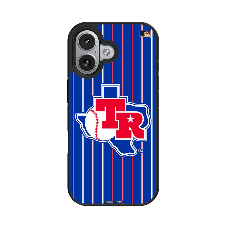 Texas Rangers 1981-1983 - Cooperstown Collection Pinstripe iPhone Bump Phone Case for Apple iPhone