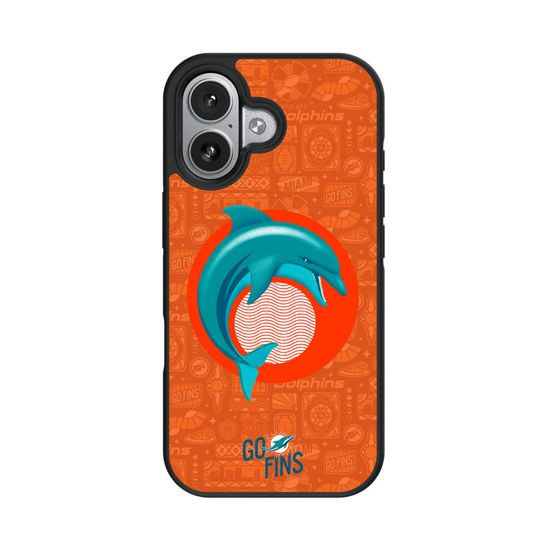 Miami Dolphins 2024 Edition iPhone Bump Phone Case for Apple iPhone