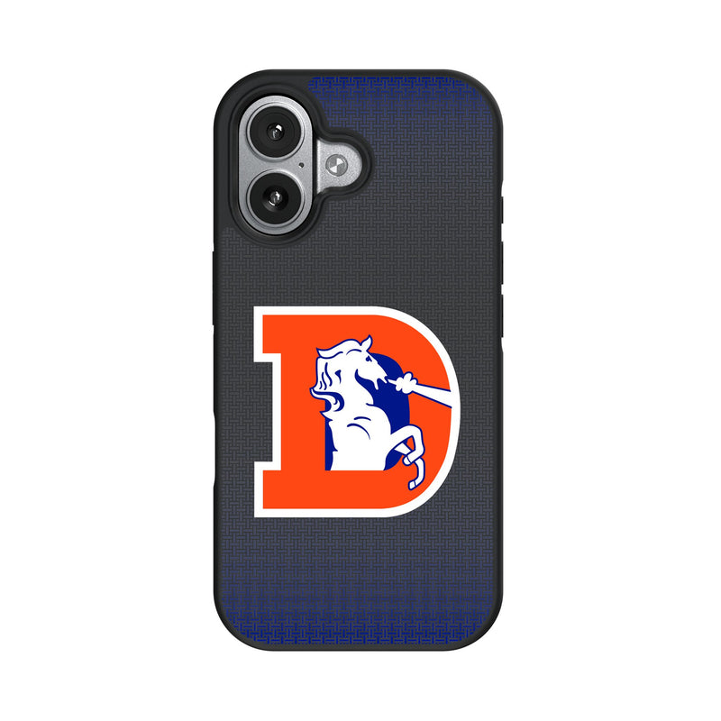 Denver Broncos 1993-1996 Historic Collection Linen iPhone Bump Phone Case for Apple iPhone
