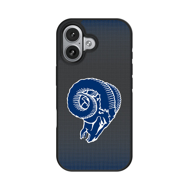 Los Angeles Rams Historic Collection Linen iPhone Bump Phone Case for Apple iPhone
