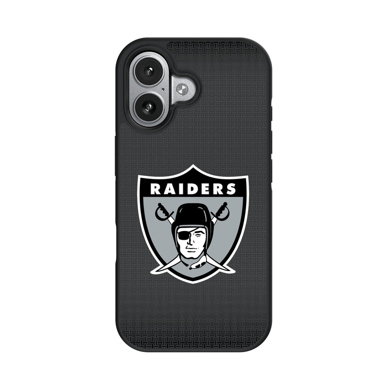 Oakland Raiders 1963 Historic Collection Linen iPhone Bump Phone Case for Apple iPhone