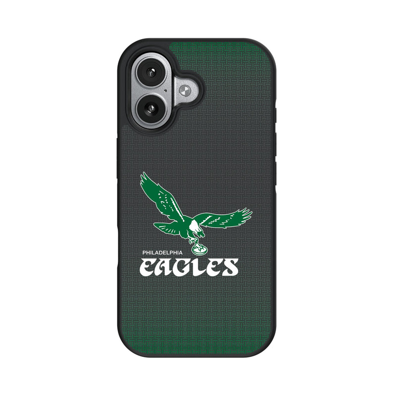 Philadelphia Eagles 1973-1995 Historic Collection Linen iPhone Bump Phone Case for Apple iPhone