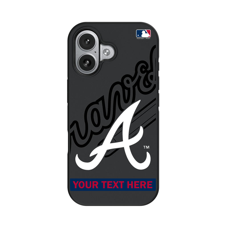 Atlanta Braves Personalized Tilt iPhone Bump Phone Case for Apple iPhone