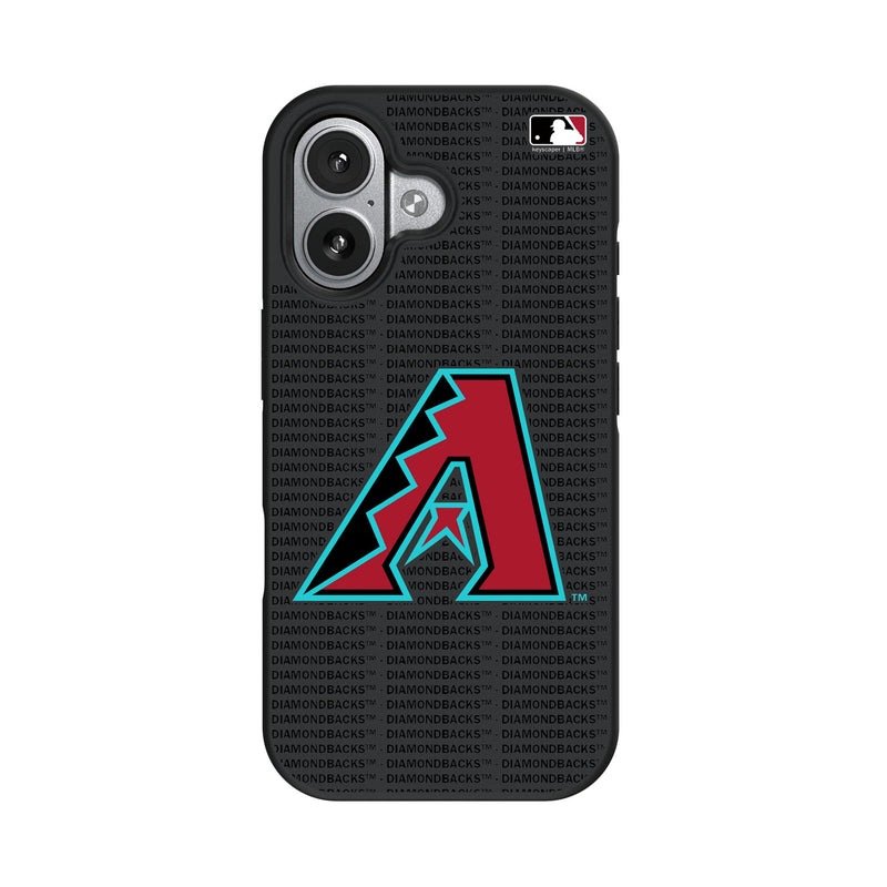 Arizona Diamondbacks Text Backdrop iPhone Bump Phone Case for Apple iPhone