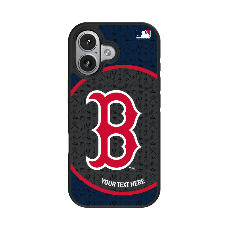 Boston Red Sox Personalized Circle iPhone Bump Phone Case for Apple iPhone