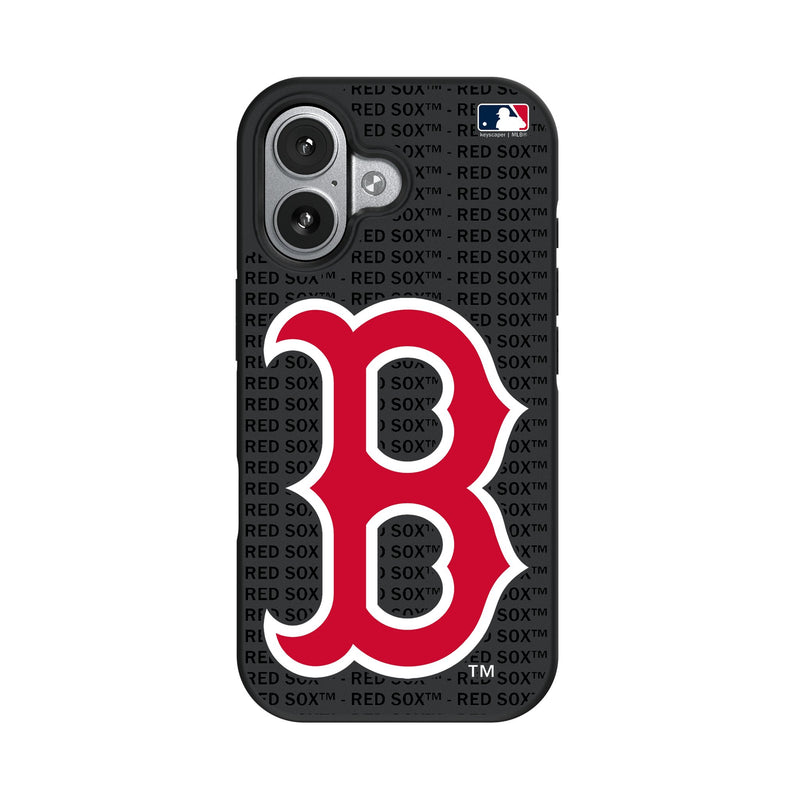Boston Red Sox Text Backdrop iPhone Bump Phone Case for Apple iPhone