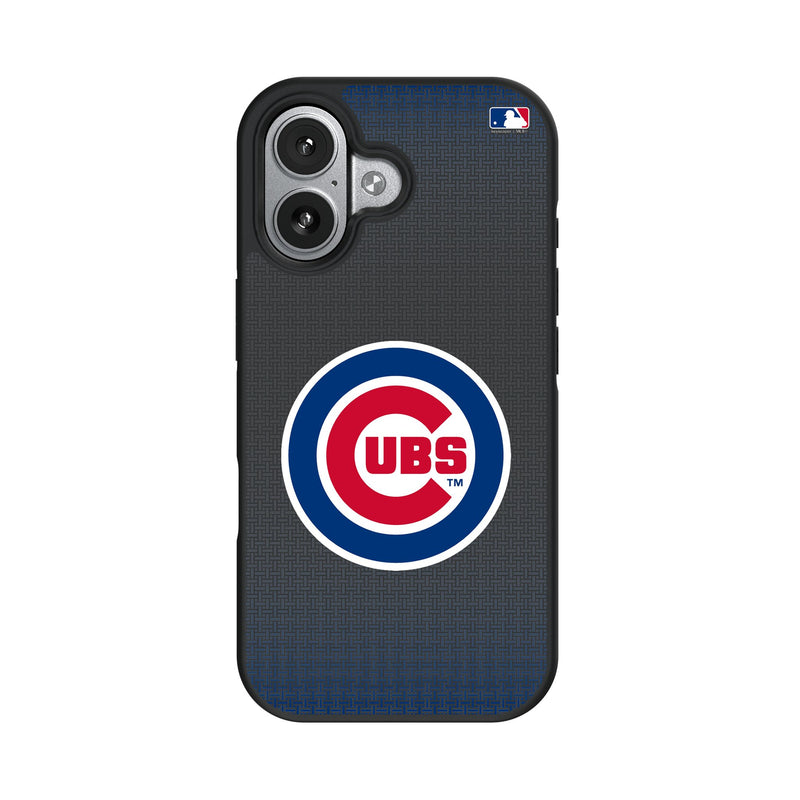 Chicago Cubs Linen iPhone Bump Phone Case for Apple iPhone
