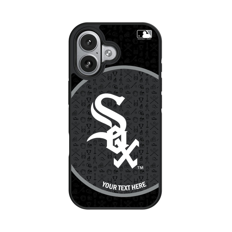 Chicago White Sox Personalized Circle iPhone Bump Phone Case for Apple iPhone