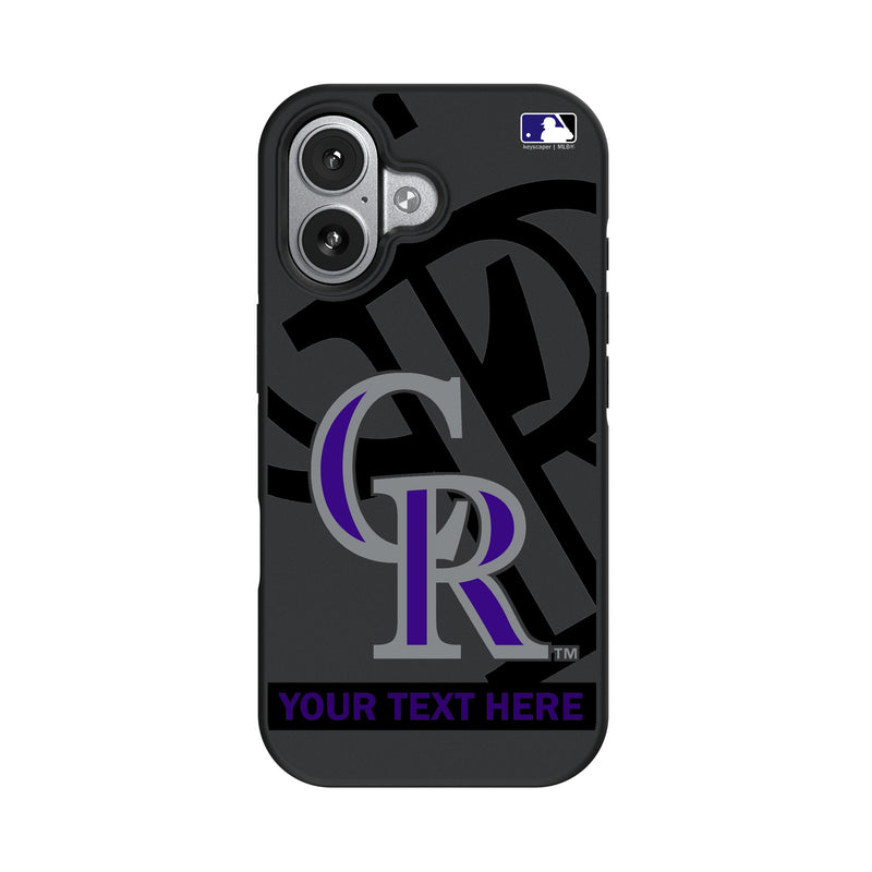 Colorado Rockies Personalized Tilt iPhone Bump Phone Case for Apple iPhone