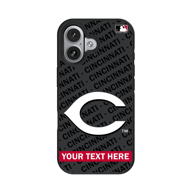 Cincinnati Reds Personalized Tilt iPhone Bump Phone Case for Apple iPhone