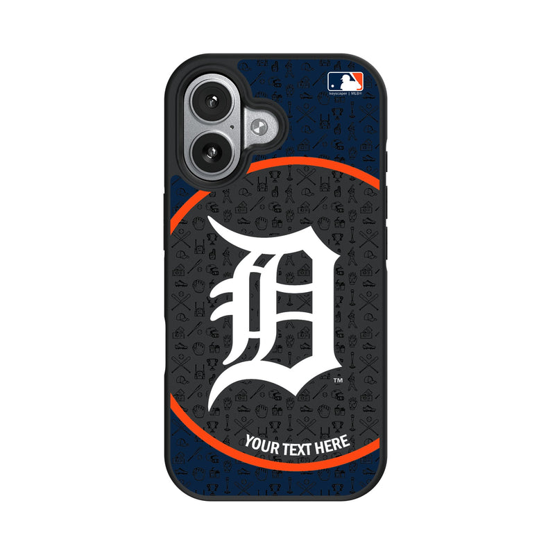 Detroit Tigers Personalized Circle iPhone Bump Phone Case for Apple iPhone