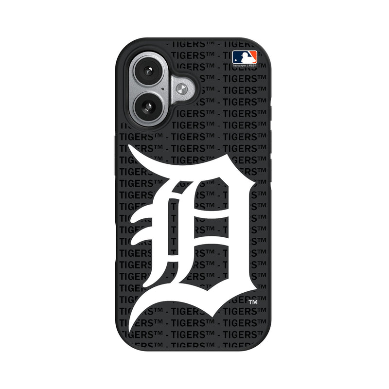 Detroit Tigers Text Backdrop iPhone Bump Phone Case for Apple iPhone
