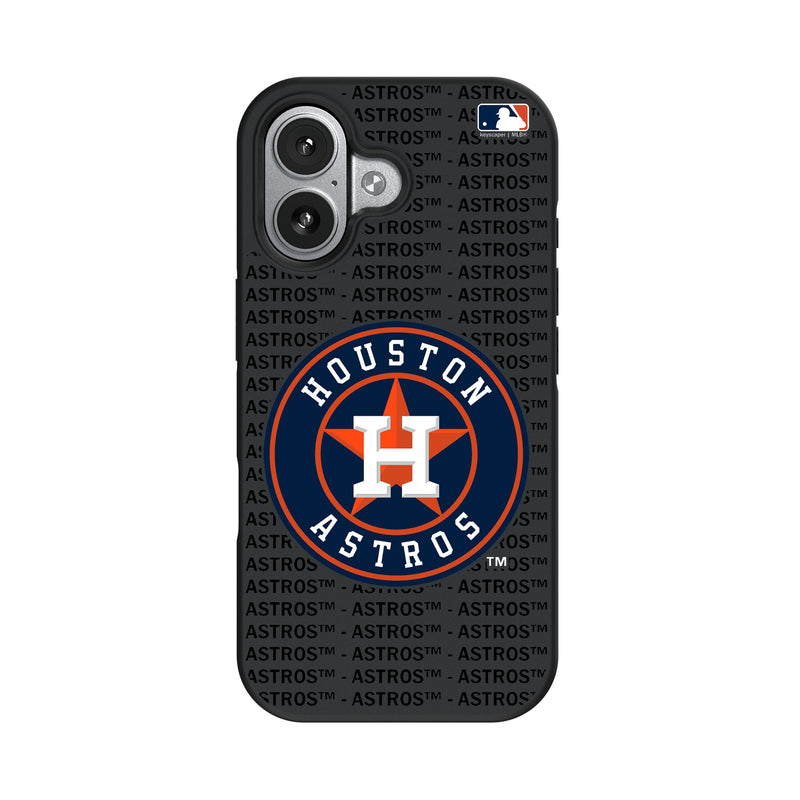 Houston Astros Text Backdrop iPhone Bump Phone Case for Apple iPhone