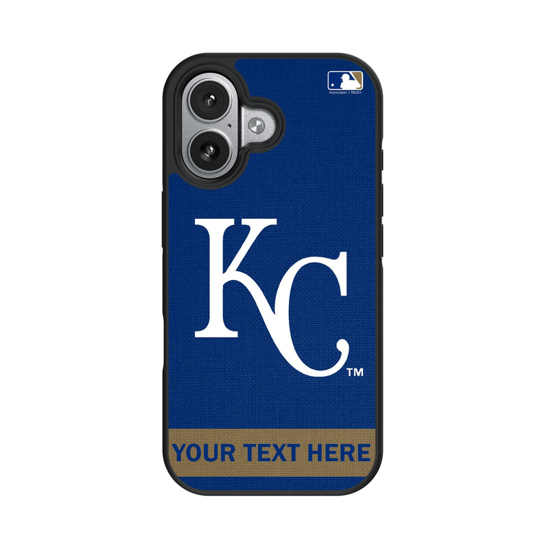 Kansas City Royals Personalized Stripe iPhone Bump Phone Case for Apple iPhone
