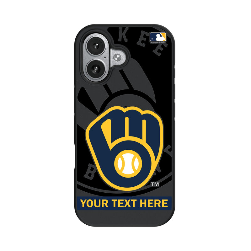 Milwaukee Brewers Personalized Tilt iPhone Bump Phone Case for Apple iPhone