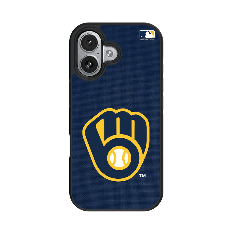 Milwaukee Brewers Solid iPhone Bump Phone Case for Apple iPhone