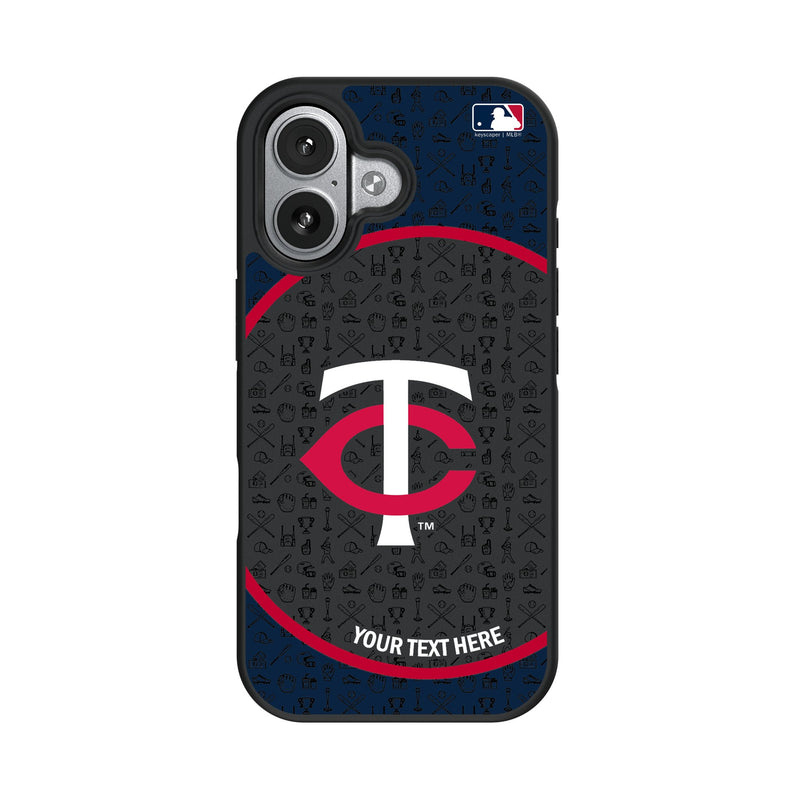 Minnesota Twins Personalized Circle iPhone Bump Phone Case for Apple iPhone
