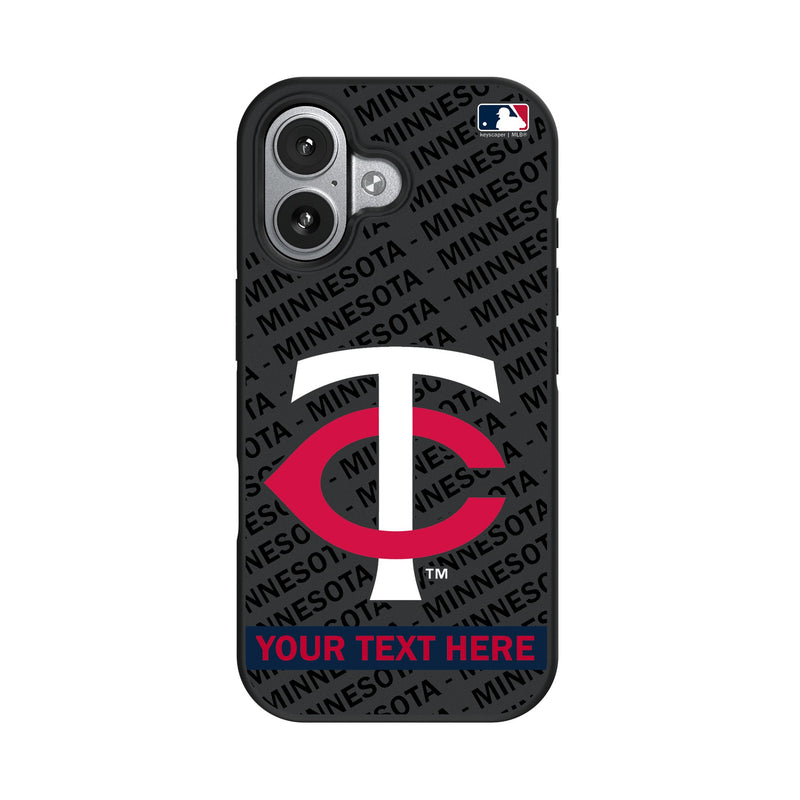 Minnesota Twins Personalized Tilt iPhone Bump Phone Case for Apple iPhone