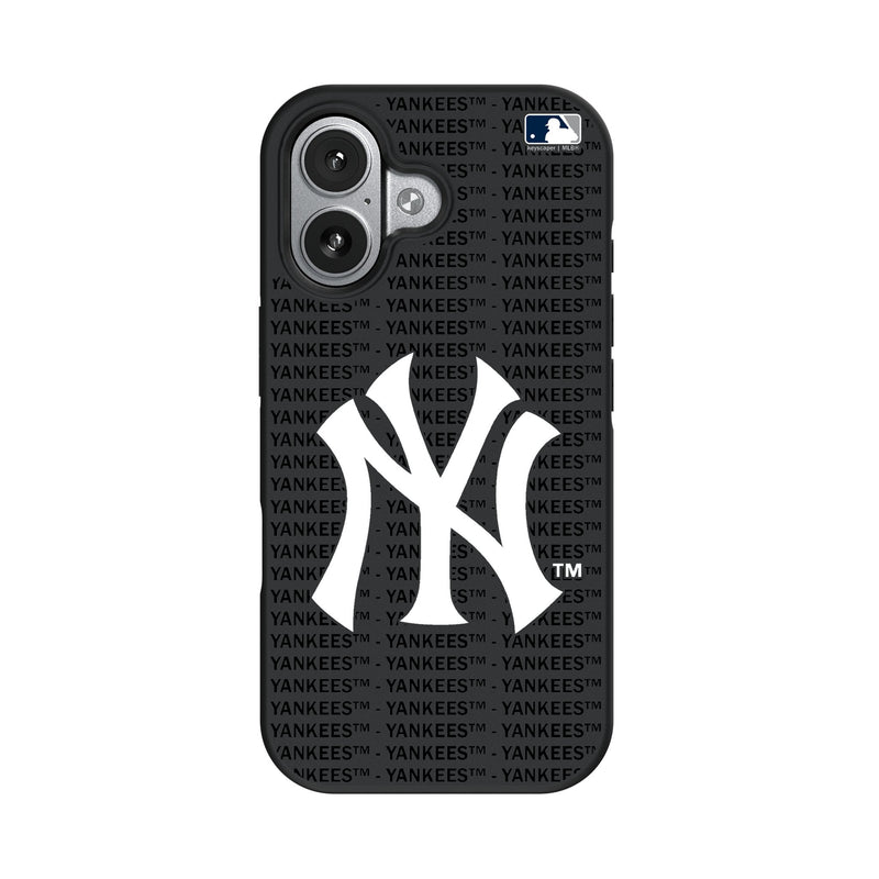 New York Yankees Text Backdrop iPhone Bump Phone Case for Apple iPhone