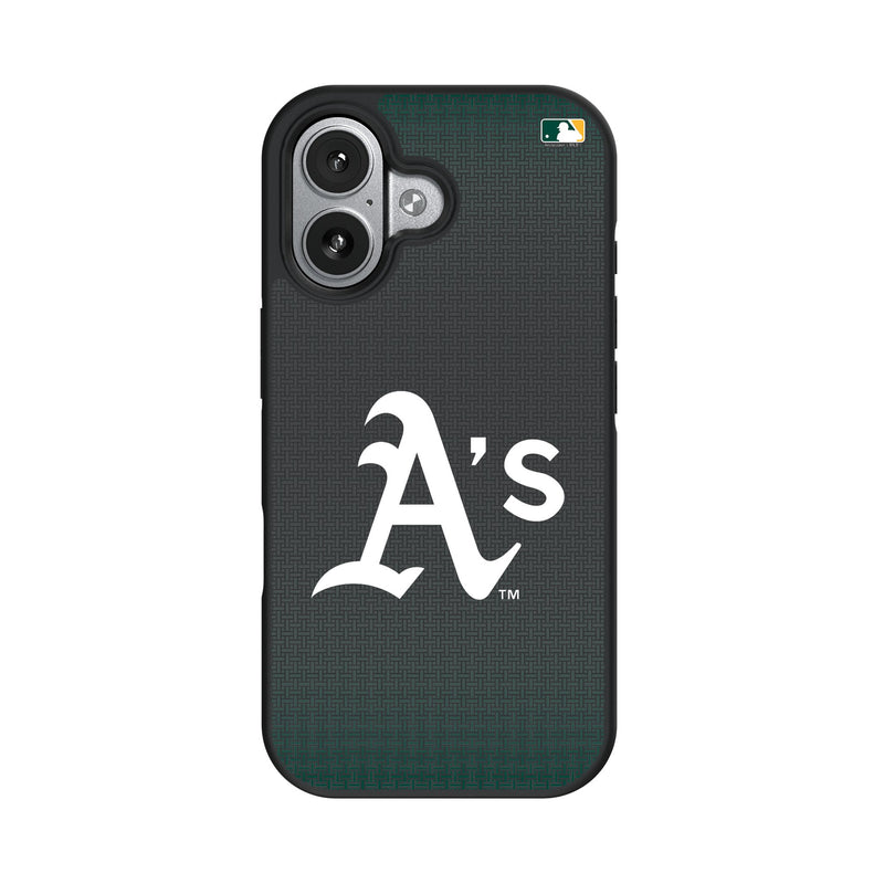 Oakland Athletics Linen iPhone Bump Phone Case for Apple iPhone