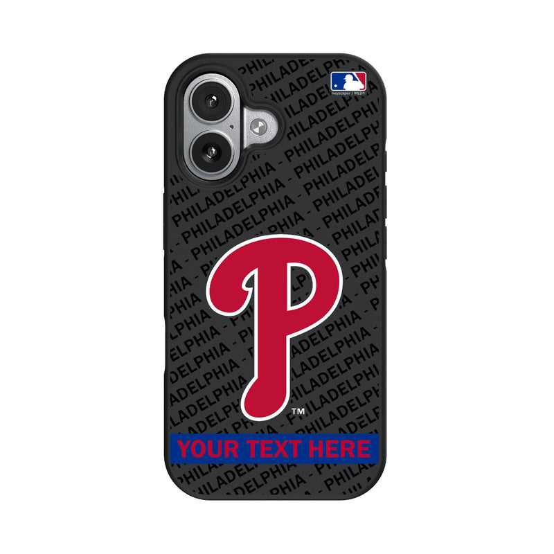 Philadelphia Phillies Personalized Tilt iPhone Bump Phone Case for Apple iPhone