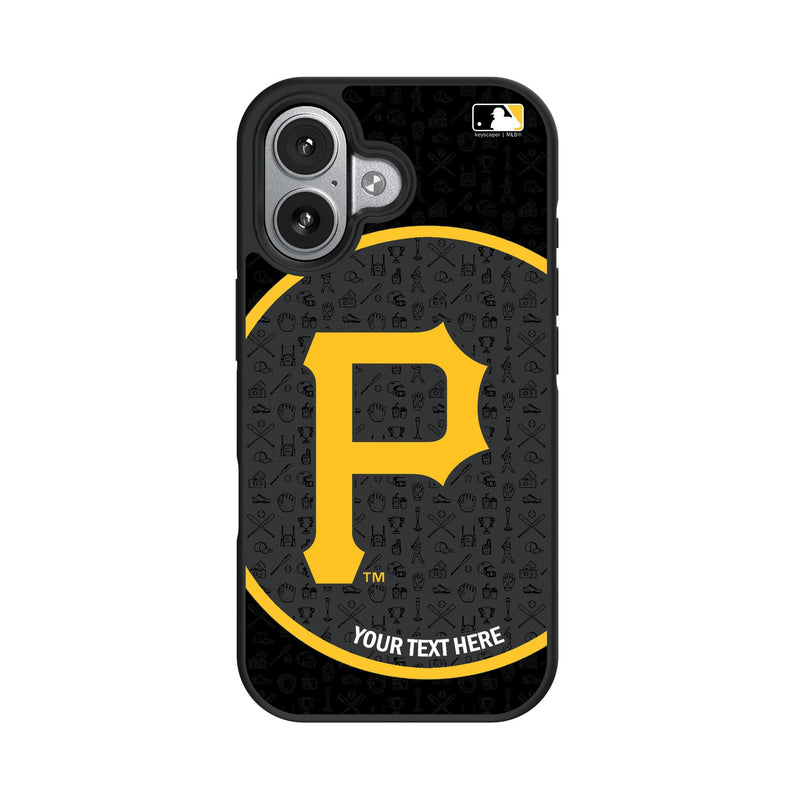 Pittsburgh Pirates Personalized Circle iPhone Bump Phone Case for Apple iPhone