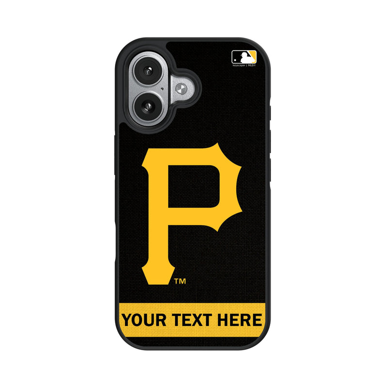 Pittsburgh Pirates Personalized Stripe iPhone Bump Phone Case for Apple iPhone